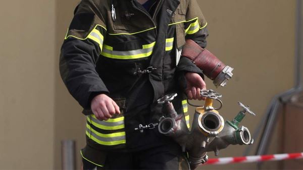 В административном здании в центре Москвы произошел пожар